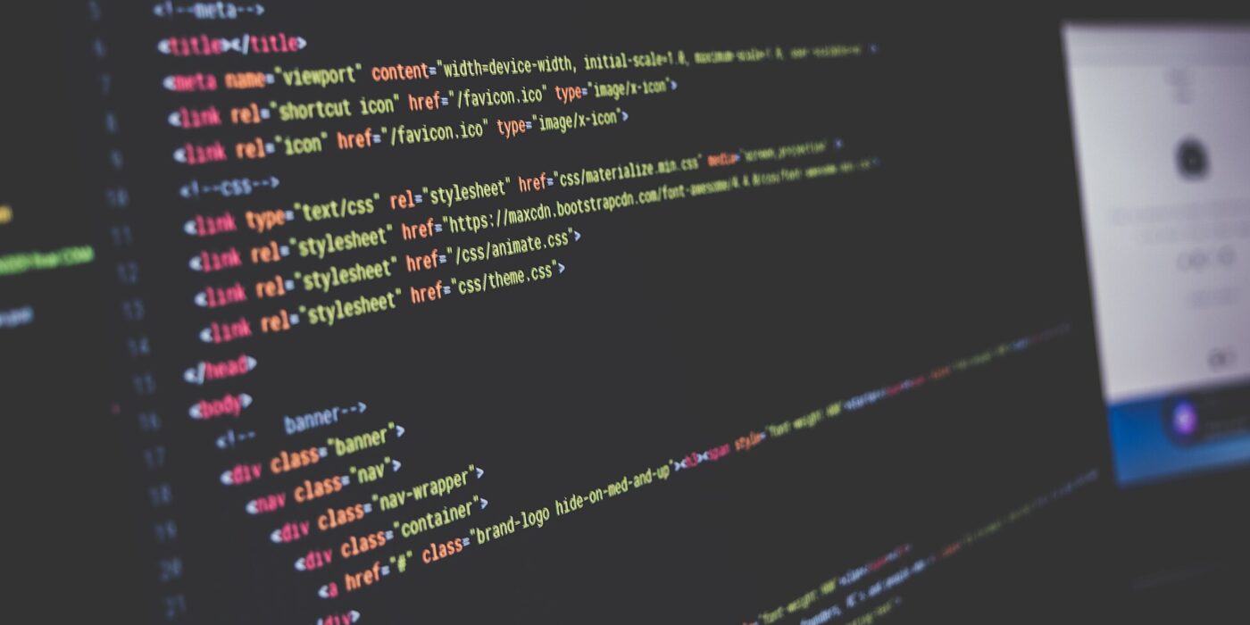 CSS code on a laptop screen, illustrating the CSS has selector