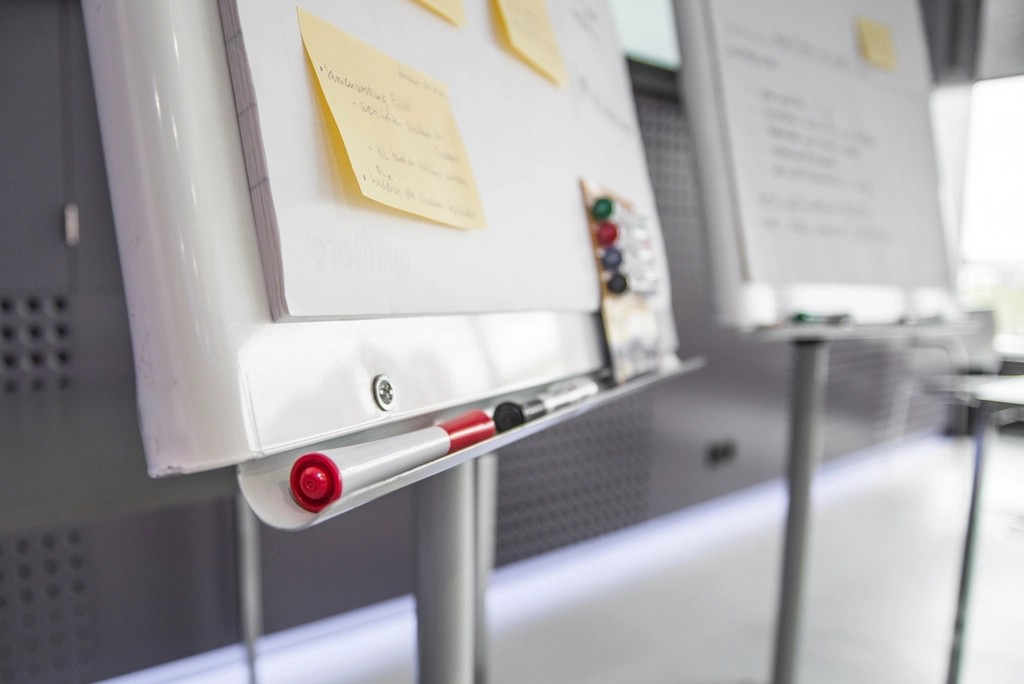 Design thinking explained: free whiteboard postits image