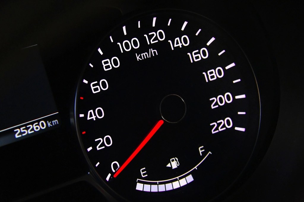 Wordpress speed: car dashboard gauges photo